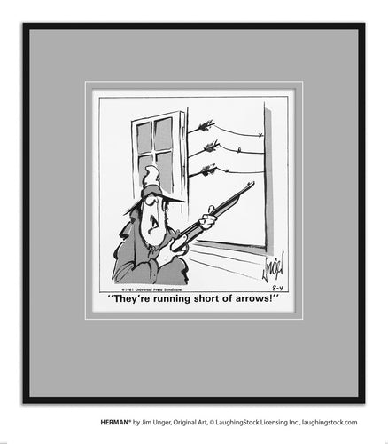 They’re running short of arrows!