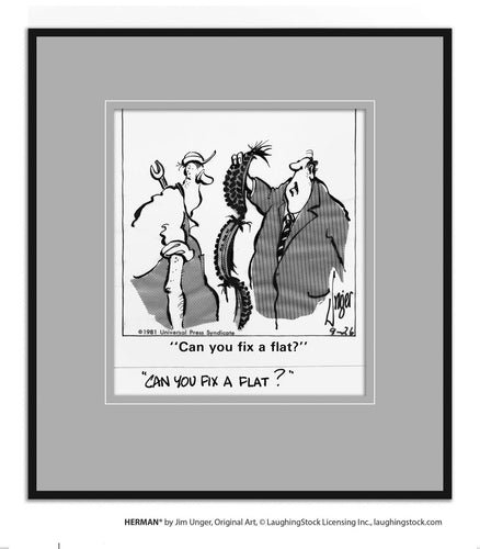 Can you fix a ﬂat?