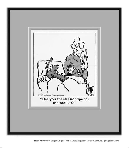 Did you thank Grandpa for the tool kit?