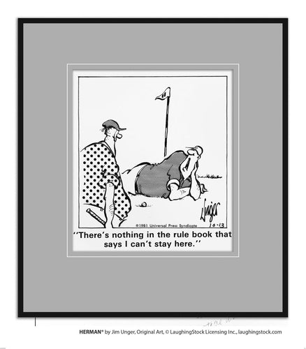 There’s nothing in the rule book that says I can’t stay here.