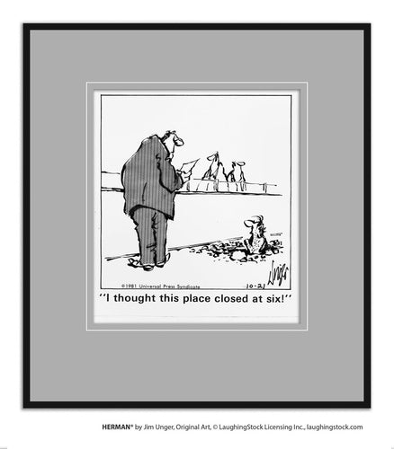 I thought this place closed at six!