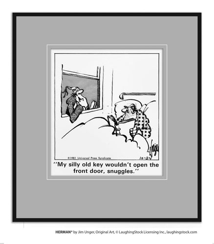 My silly old key wouldn’t open the front door, snuggles.