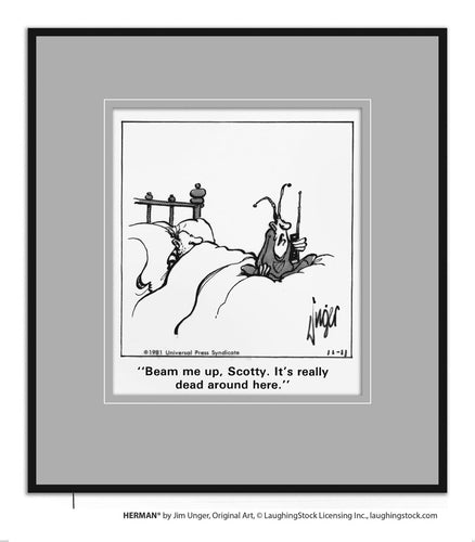 Beam me up, Scotty. It’s really dead around here.