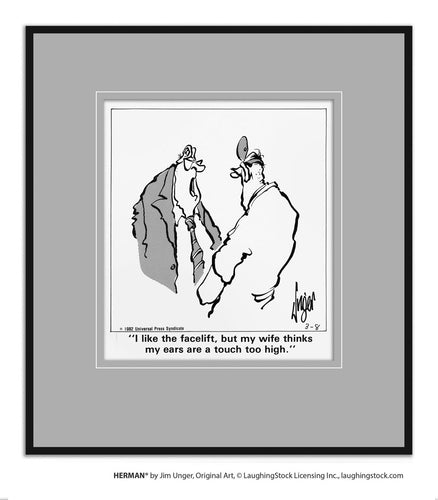 I like the facelift, but my wife thinks my ears are a touch too high.