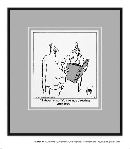 I thought so! You’re not chewing your food.