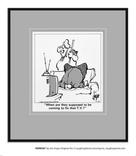 When are they supposed to be coming to fix that TV?