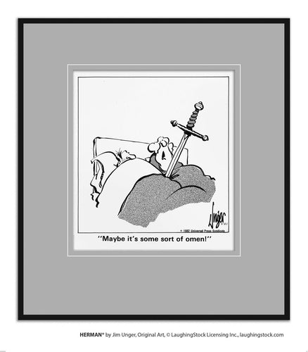 Maybe it’s some sort of omen!