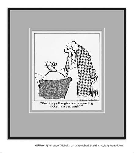 Can the police give you a speeding ticket in a car wash?