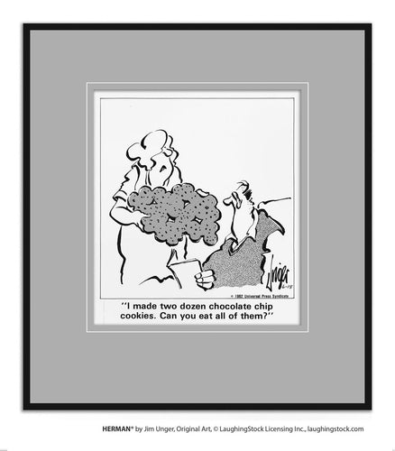 I made two dozen chocolate chip cookies. Can you eat all of them?