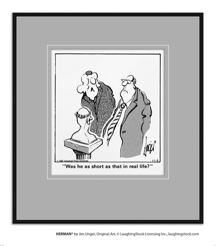 Was he as short as that in real life?