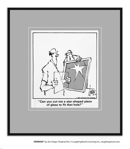 Can you cut me a star-shaped piece of glass to fit that hole?