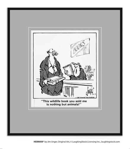 This wildlife book you sold me is nothing but animals!