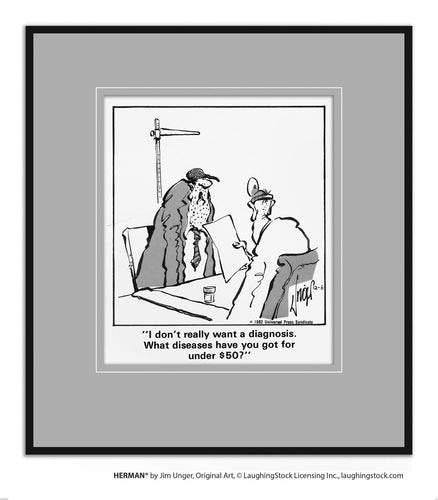 I don’t really want a diagnosis. What diseases have you got for under $50?