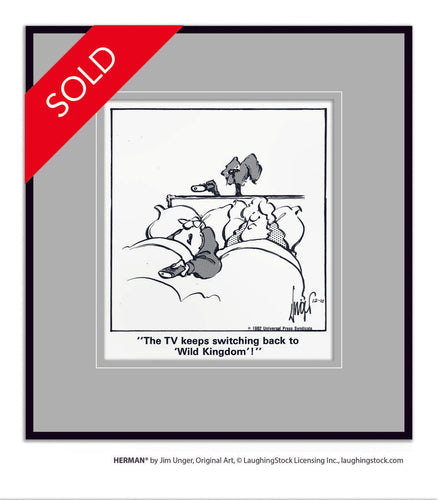 The TV keeps switching back to ‘Wild Kingdom’!