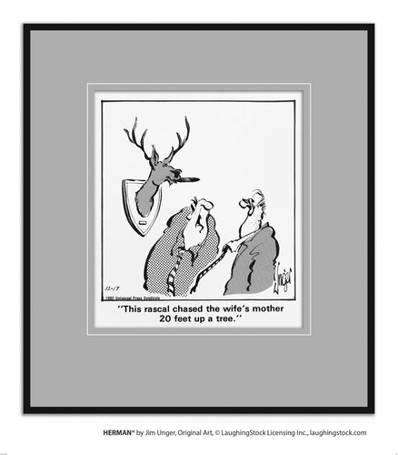 This rascal chased the wife’s mother 20 feet up a tree.