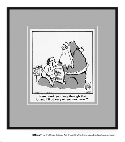 Here, work your way through that lot and I’ll go easy on you next year.