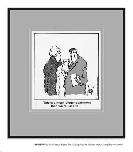 This is a much bigger apartment than we’re used to.