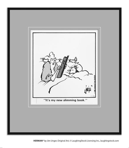 It’s my new slimming book.