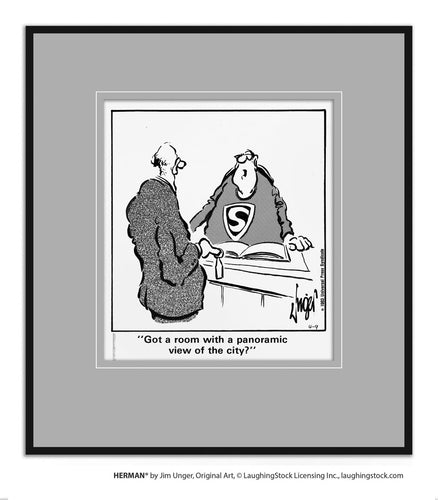 Got a room with a panoramic view of the city?