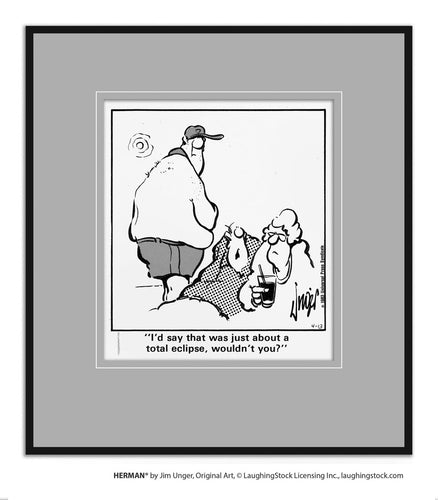 I’d say that was just about a total eclipse, wouldn’t you?