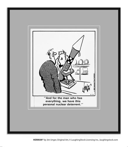 And for the man who has everything, we have this personal nuclear deterrent.
