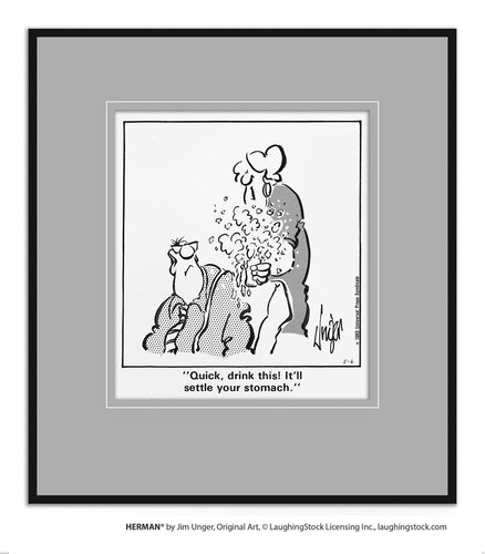 Quick, drink this! It’ll settle your stomach.