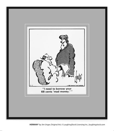 I need to borrow your 68 cents ‘mad money.’