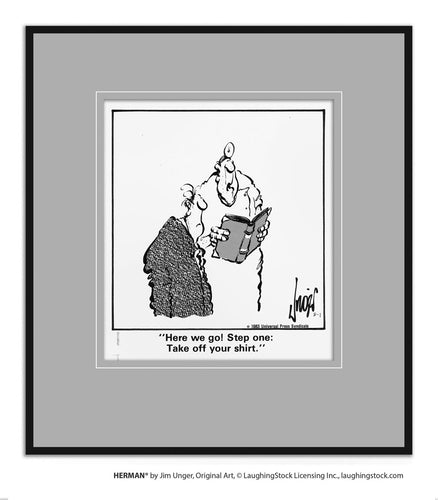 Here we go! Step one: Take off your shirt.