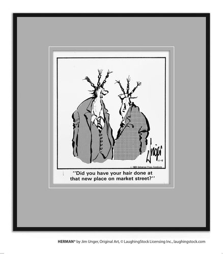 Did you have your hair done at that new place on Market street?