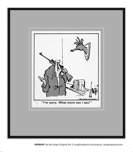 I’m sorry. What more can I say!