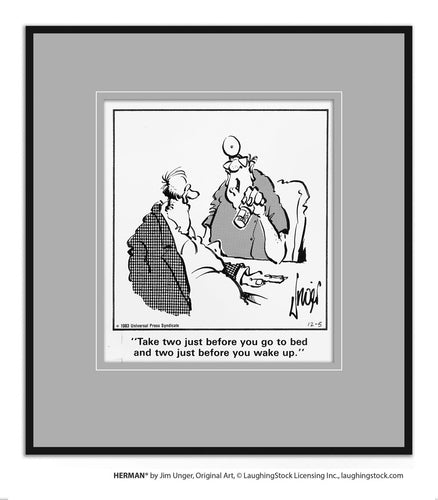 Take two just before you go to bed and two just before you wake up.