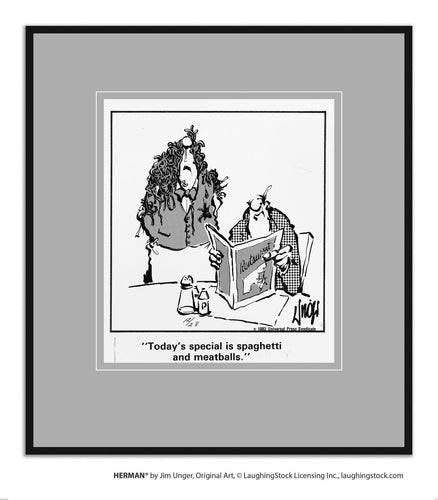 Today’s special is spaghetti and meatballs.