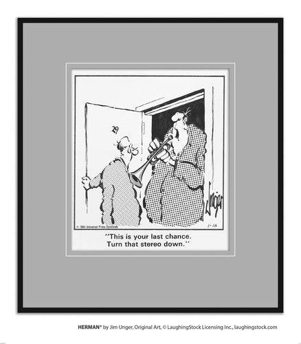 This is your last chance. Turn that stereo down.