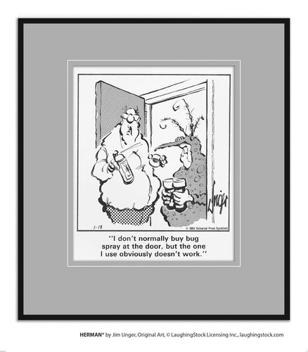 I don’t normally buy bug spray at the door, but the one I use obviously doesn’t work.