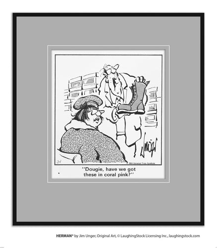 Dougie, have we got these in coral pink?