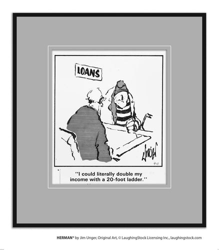 I could literally double my income with a 20-foot ladder.