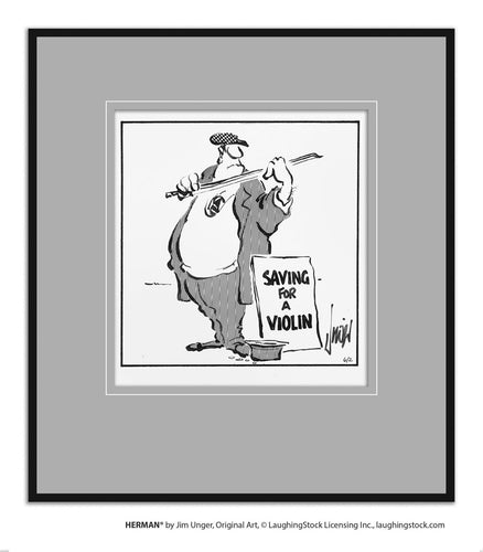 NO CAPTION, Saving for a violin