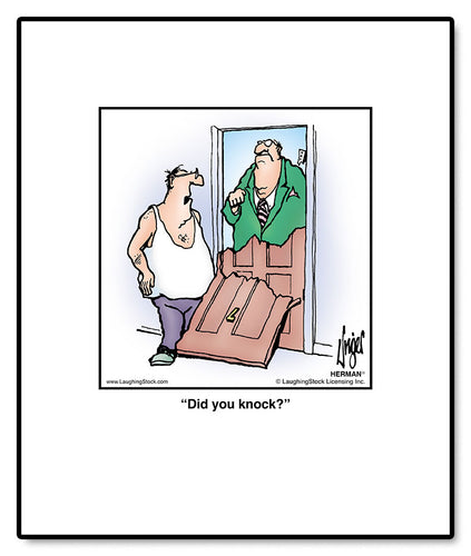 Did you knock?
