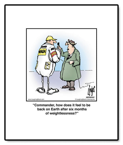 Commander, how does it feel to be back on Earth after six months of weightlessness?