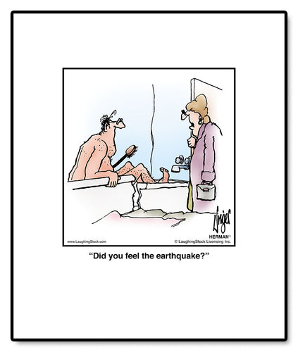 Did you feel the earthquake?