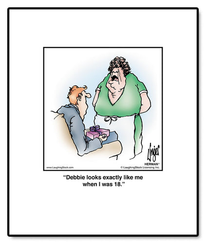 Debbie looks exactly like me when I was 18.