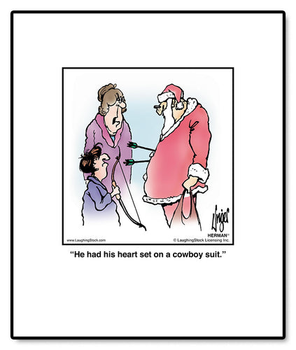 He had his heart set on a cowboy suit.