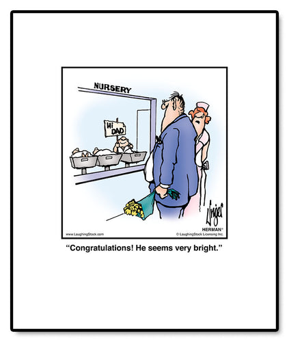 Congratulations! He seems very bright.