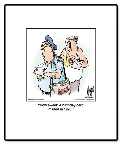 How sweet! A birthday card mailed in 1996!