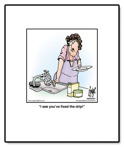 I see you’ve fixed the drip!