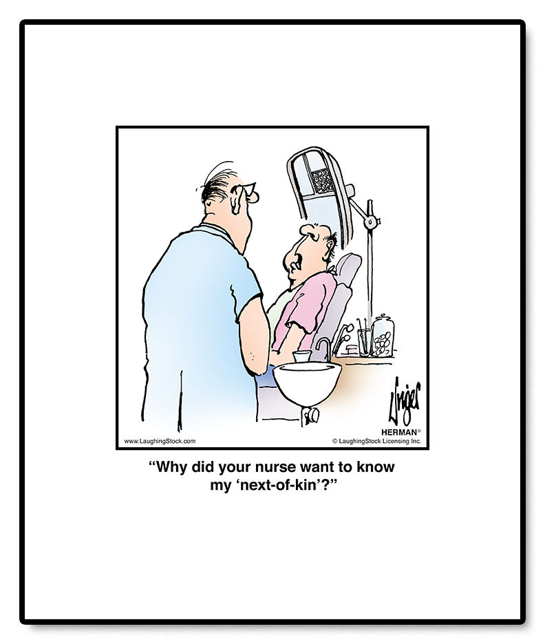 Why did your nurse want to know my ‘next-of-kin’?