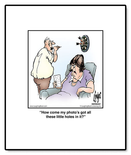 How come my photo’s got all these little holes in it?