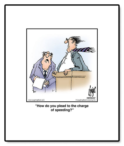 How do you plead to the charge of speeding?