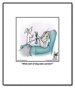 What sort of dog eats carrots?