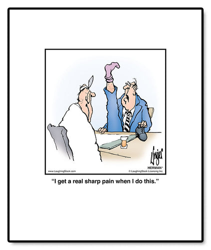 I get a real sharp pain when I do this.